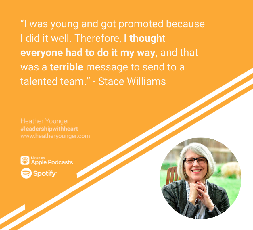 receptive to change stace williams leadership with heart
